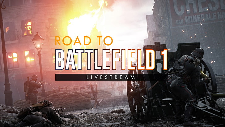 Road to Battlefield 1 Livestream illustration, communication, HD wallpaper