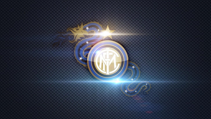 Inter Milan, snake, soccer, illuminated, glowing, lighting equipment, HD wallpaper