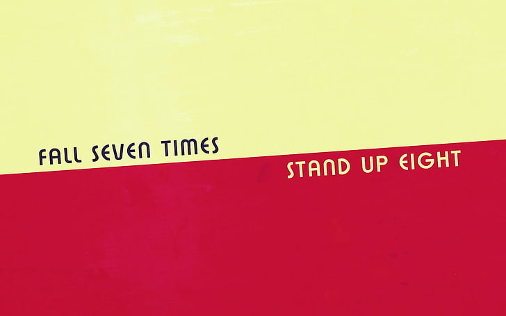 fall seven times stand up eight, Misc, Motivational, Digital Art, HD wallpaper