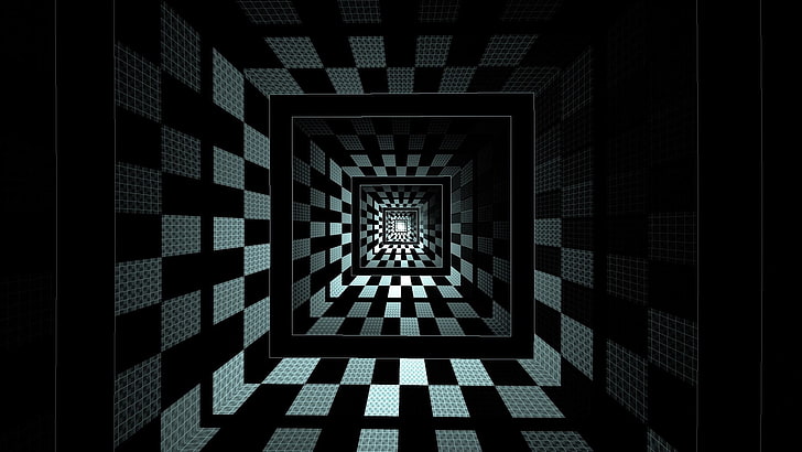 HD wallpaper: square optical illusion wallpaper, squares, dip, room, shadow  | Wallpaper Flare
