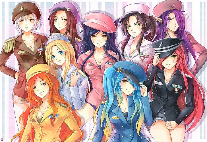 HD wallpaper: female anime characters wallpaper, League of Legends, anime  girls | Wallpaper Flare