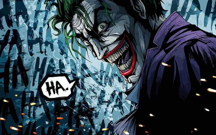 Joker HA, joker smile, joker background, joker poster, HD wallpaper