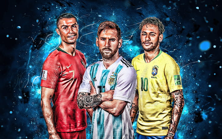 HD wallpaper: Soccer, Cristiano Ronaldo, Lionel Messi, Neymar | Wallpaper  Flare