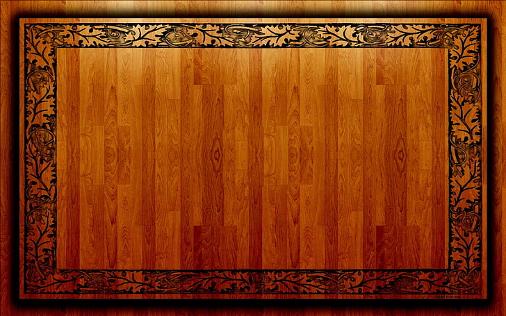 rectangular brown wooden tray, surface, pattern, texture, background, HD wallpaper