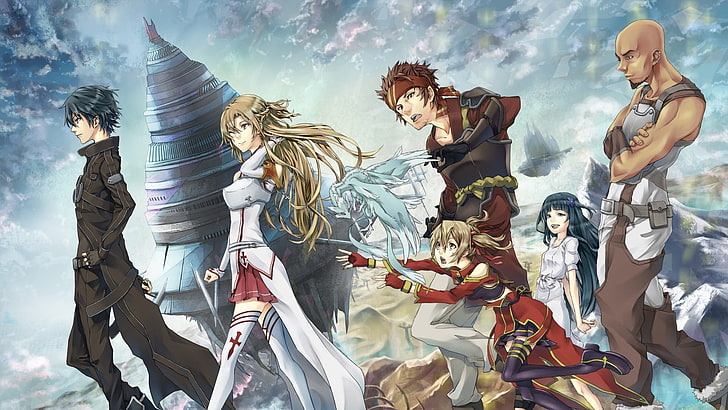 Sword Art Online wallpaper, anime, Kirigaya Kazuto, representation, HD wallpaper