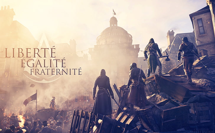 Assassins Creed Unity, Liberte Egalite Fraternite wallpaper, Games