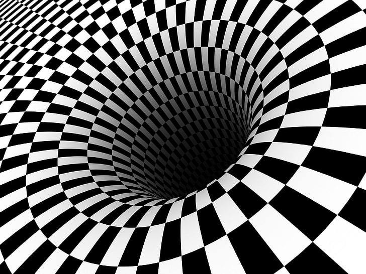 Zebra Optical Illusion 4K wallpaper