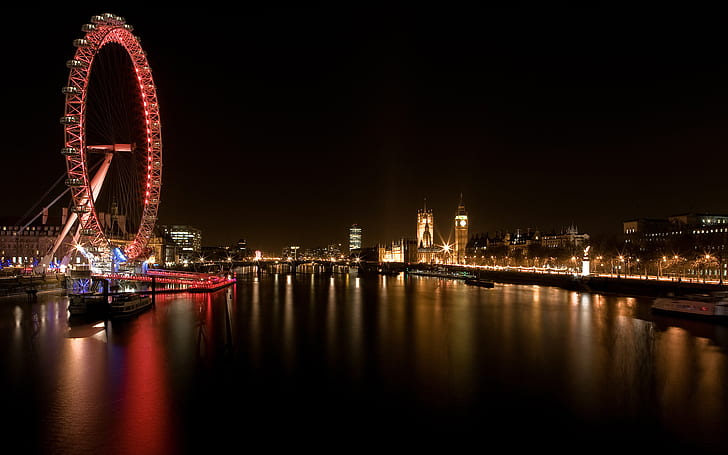 London Ferris Wheel, HD wallpaper