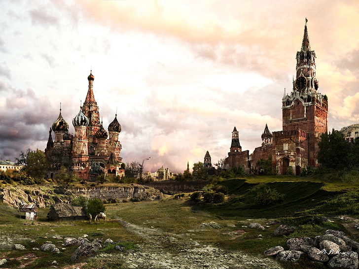Russia, apocalyptic, architecture, building exterior, built structure, HD wallpaper