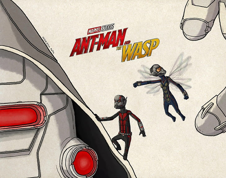 ant man and the wasp, hd, 4k, 2018 movies, behance, artist