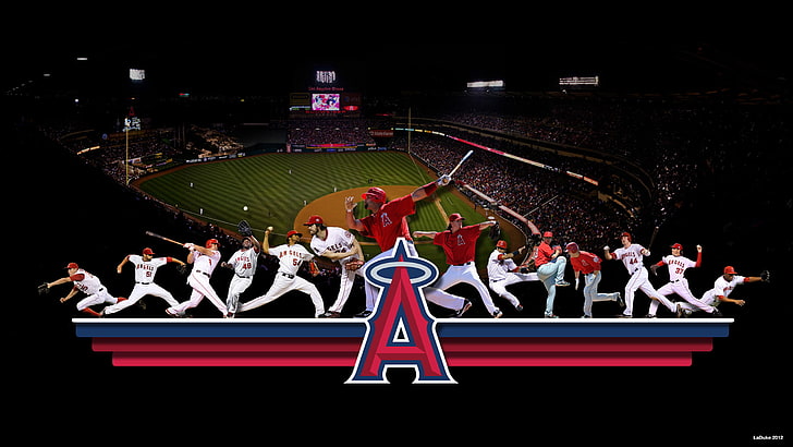 Los Angeles Angels 4k grunge art logo american baseball club MLB red  background emblem Anaheim Cal  Baseball wallpaper Mlb wallpaper Los  angeles angels