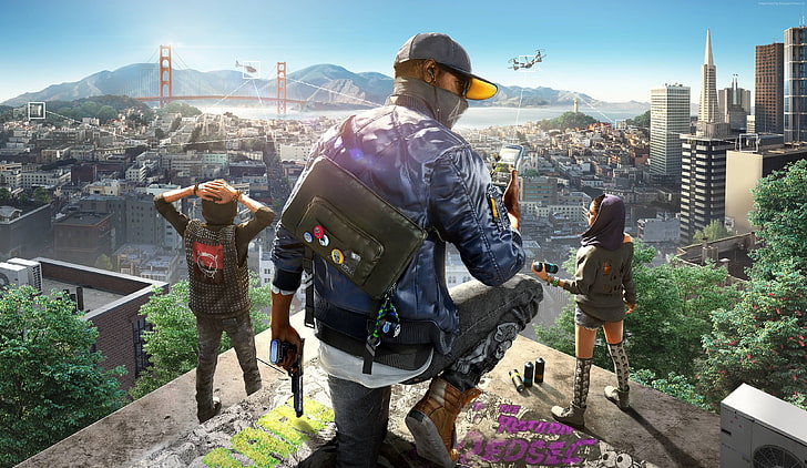Xbox 360, PlayStation 3, Xbox One, PC, PlayStation 4, Watch Dogs 2, HD wallpaper
