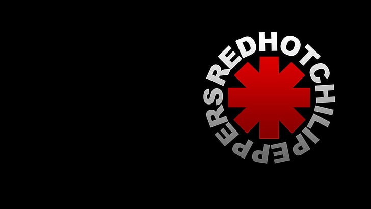 Red Hot Chili Peppers, music, black background, studio shot