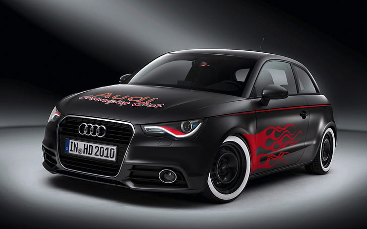 HD wallpaper: Audi A1 Wortherse Black, cars | Wallpaper Flare