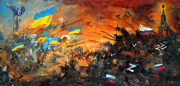 Ukraine, Mordor, Russia, war, orcs, HD wallpaper