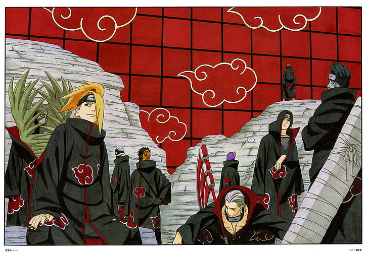 Naruto Shippuuden, Uzumaki Naruto, Masashi Kishimoto, naruto akatsuki, HD wallpaper