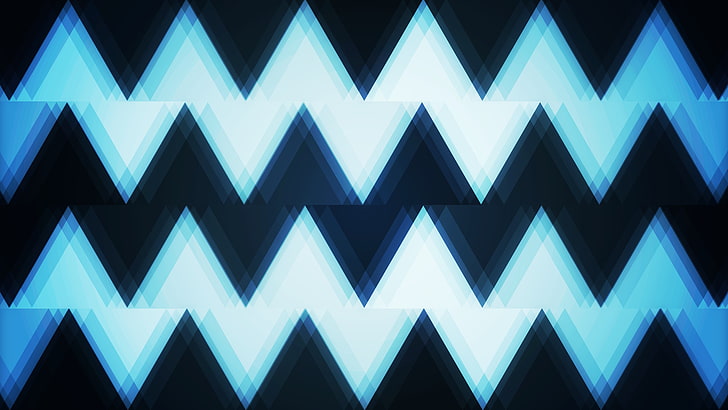 8K, Neon, Pattern, Symmetrical, Zigzag, 4K, Parallel, HD wallpaper