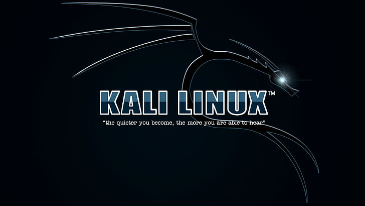linux gnu kali linux kali linux nethunter, black background, HD wallpaper