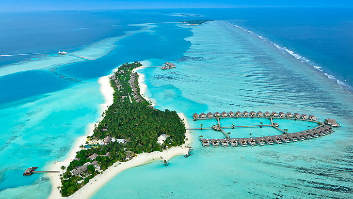 Niyama Private Islands Maldives Aerial View Wallpaper For Desktop 1920×1080