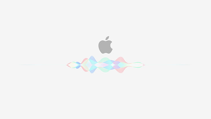 Apple Inc., minimalism, logo, white background, HD wallpaper