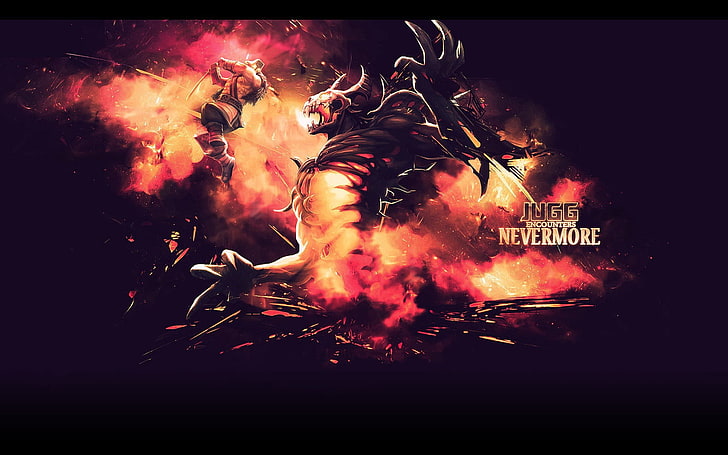 HD wallpaper: Dota 2 Nevermore, Nevermore game wallpaper, Games, auto post  production filter | Wallpaper Flare