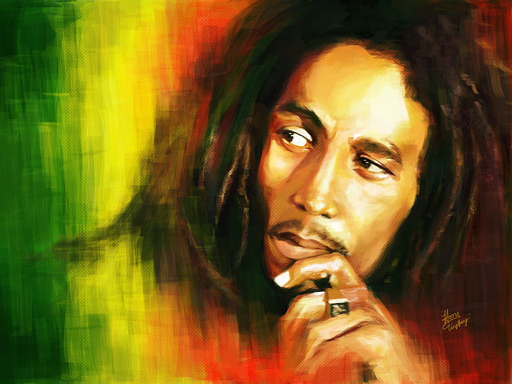 Singers, Bob Marley, Reggae, Ska, HD wallpaper
