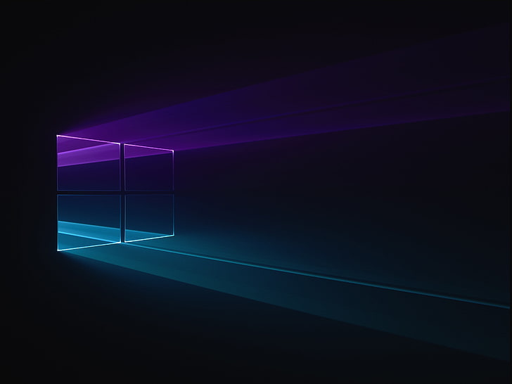 abstract, GMUNK, Windows 10, futuristic, laser, technology HD wallpaper