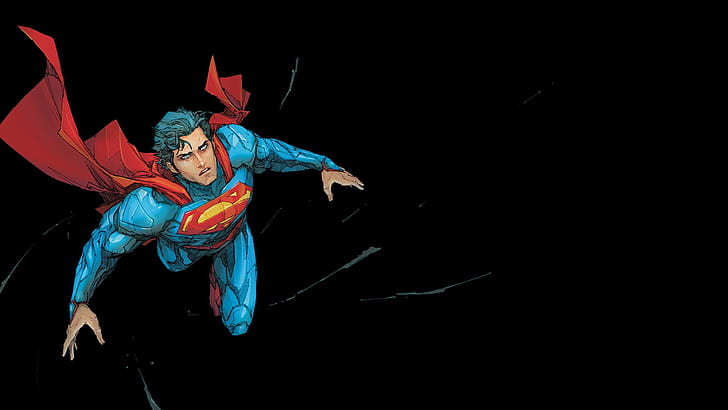 HD wallpaper: Superman Black HD, cartoon/comic | Wallpaper Flare