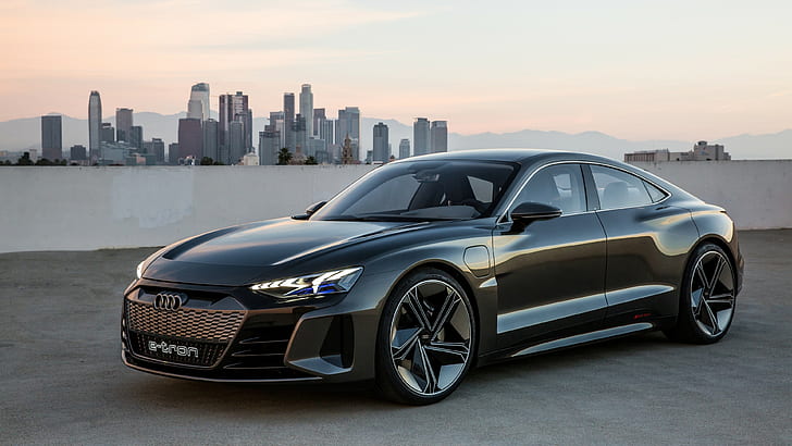 Audi e-tron GT, electric cars, 4K