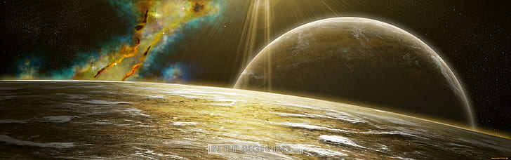 HD wallpaper: space, planet, stars, nebula, space art | Wallpaper Flare