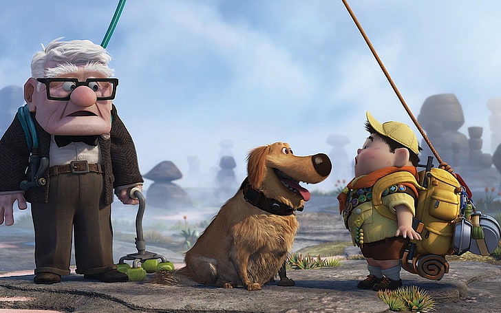 Disney Pixar, Up (movie), canine, dog, pets, one animal, domestic, HD wallpaper