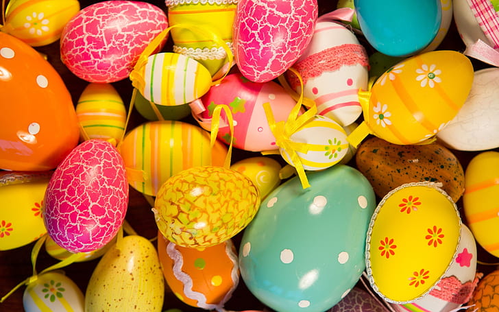 Easter Eggs Models, assorted easter eggs lot, easter 2014, 2014 easter, HD wallpaper