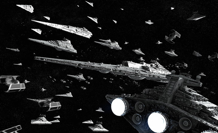 Star Wars Imperial Navy, spaceship wallpaper, Games, imperial starfleet, HD wallpaper