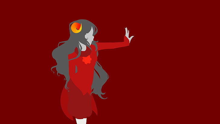 Homestuck, MS Paint Adventures, red, one person, studio shot