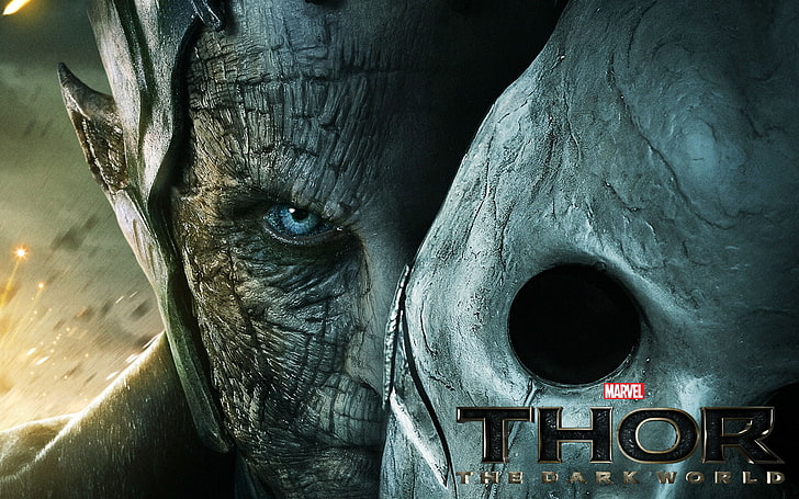 Malekith Unmasks, Marvel Thor The Dark World poster, Movies, Hollywood Movies