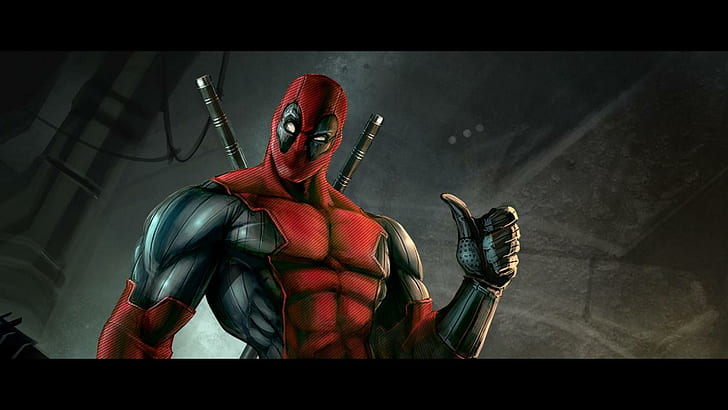 Deadpool Thumbs Up Marvel HD, cartoon/comic