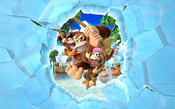 Donkey Kong, Donkey Kong Country: Tropical Freeze, HD wallpaper