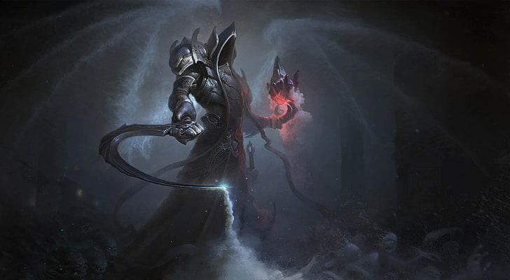 wraith wallpaper, Diablo III, Diablo 3: Reaper of Souls, artwork, HD wallpaper