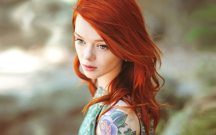 Redhead Tattooed Pornstar