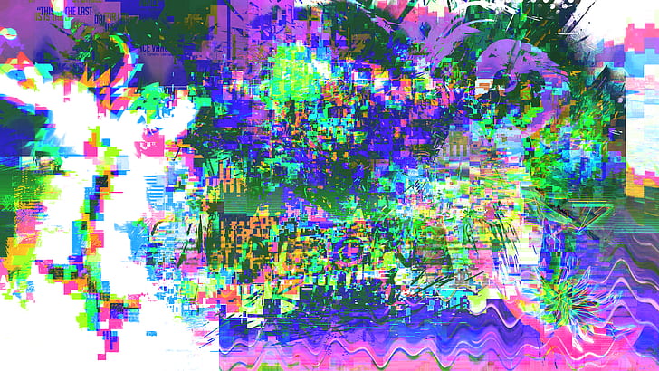 glitch art, abstract, LSD