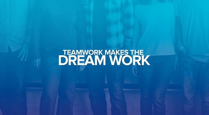 Teamwork dream work, Team work, Popular quotes, HD, HD wallpaper