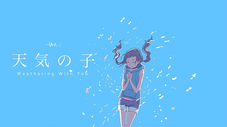 Anime, Weathering With You, Hina Amano, HD wallpaper
