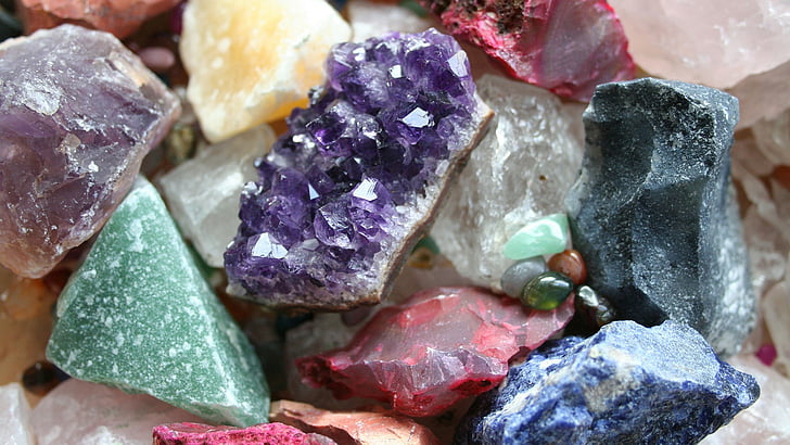 art, colors, crystals, digital, geology, minerals, quartz, stones