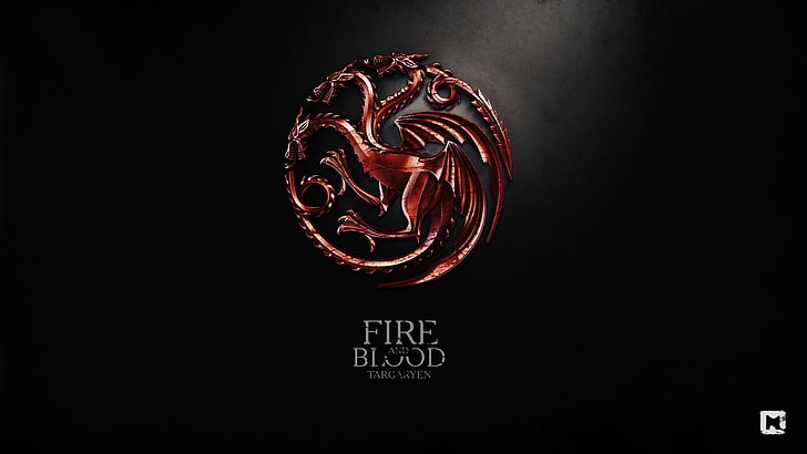 Fire Blood illustration, Game of Thrones, A Song of Ice and Fire, HD wallpaper