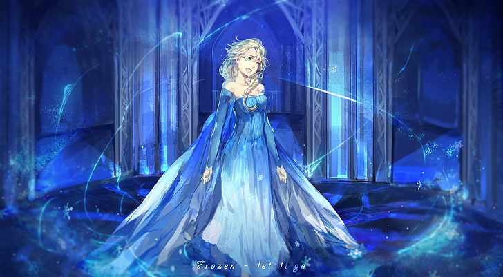 HD wallpaper: Disney Elsa anime wallpaper, Frozen (movie), Princess Elsa,  animated movies | Wallpaper Flare