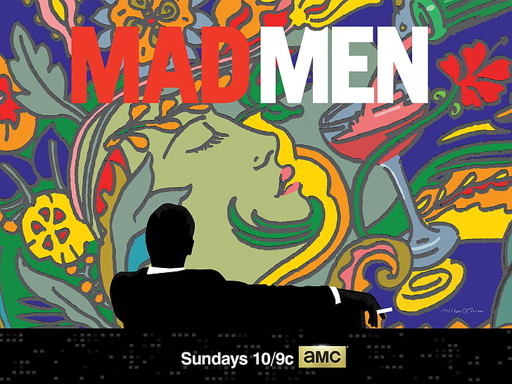 mad men, multi colored, text, creativity, art and craft, communication, HD wallpaper