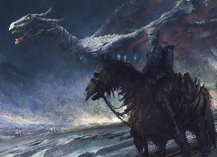 TV Show, Game Of Thrones, Dragon, Night King (Game of Thrones), HD wallpaper