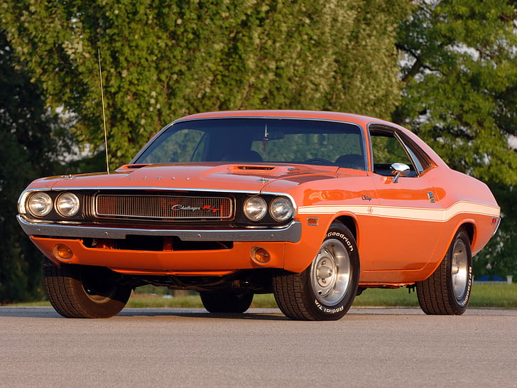 1970, challenger, classic, dodge, muscle, r t, HD wallpaper