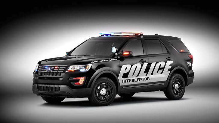 2016 Ford Police Interceptor Car HD, HD wallpaper