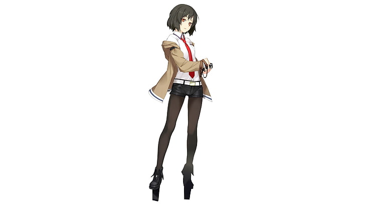 black haired girl animated character, Steins;Gate, Shiina Mayuri